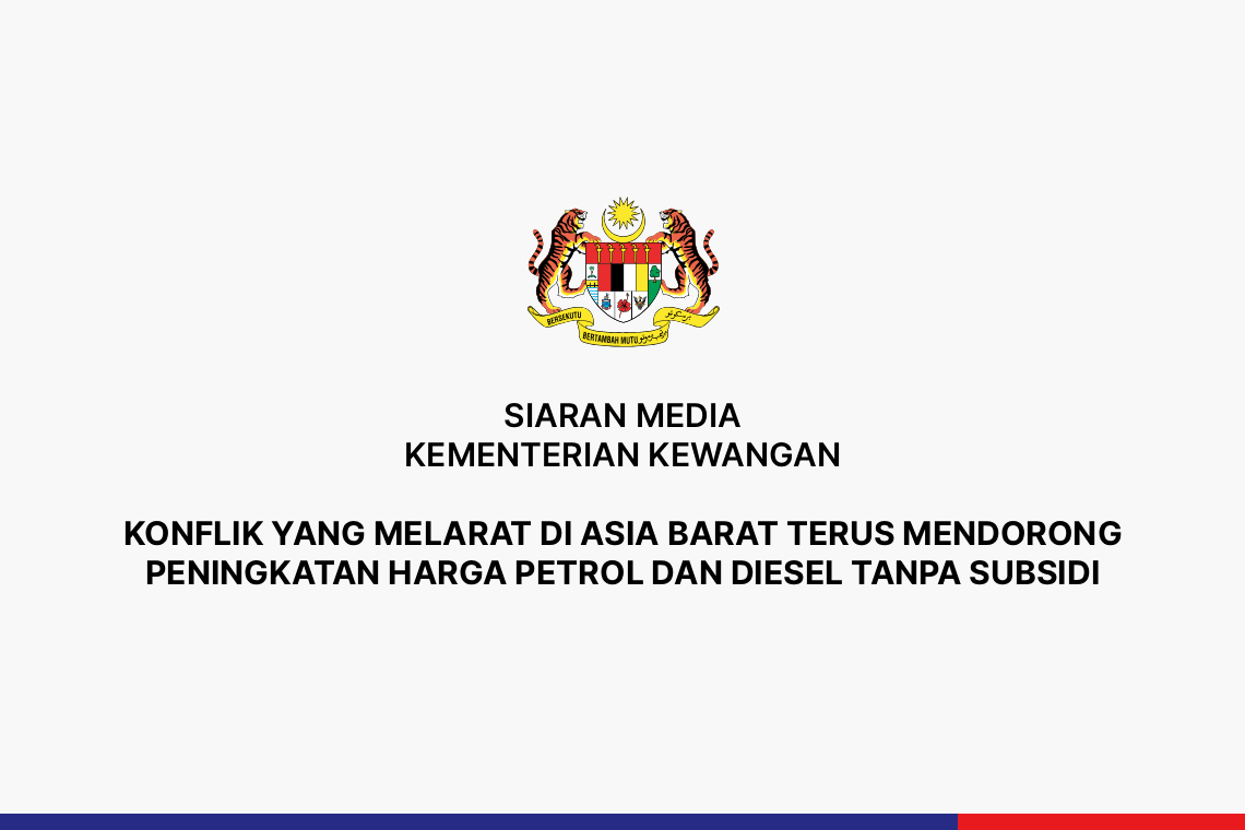 Konflik Yang Melarat Di Asia Barat Terus Mendorong Peningkatan Harga Petrol Dan Diesel Tanpa Subsidi